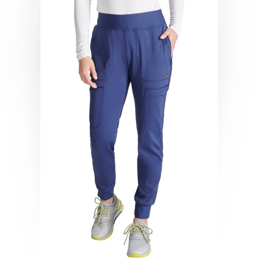 NWT Cherokee Form Mid-Rise Jogger Scrub Pant - Small - Picture 7 of 12